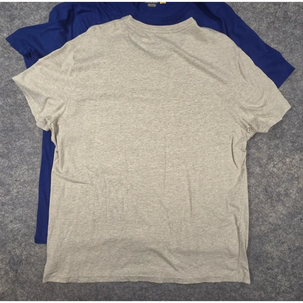 Polo Ralph Lauren Mens XL Shirt Bundle Green Blue Gray Crew Neck Cotton Lot of 3